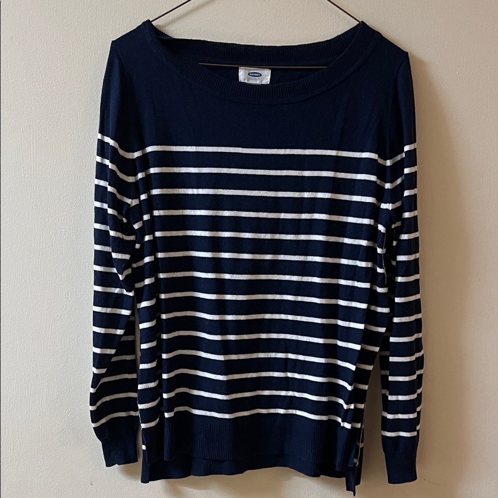 Old Navy Classic Navy Stripe Sweater